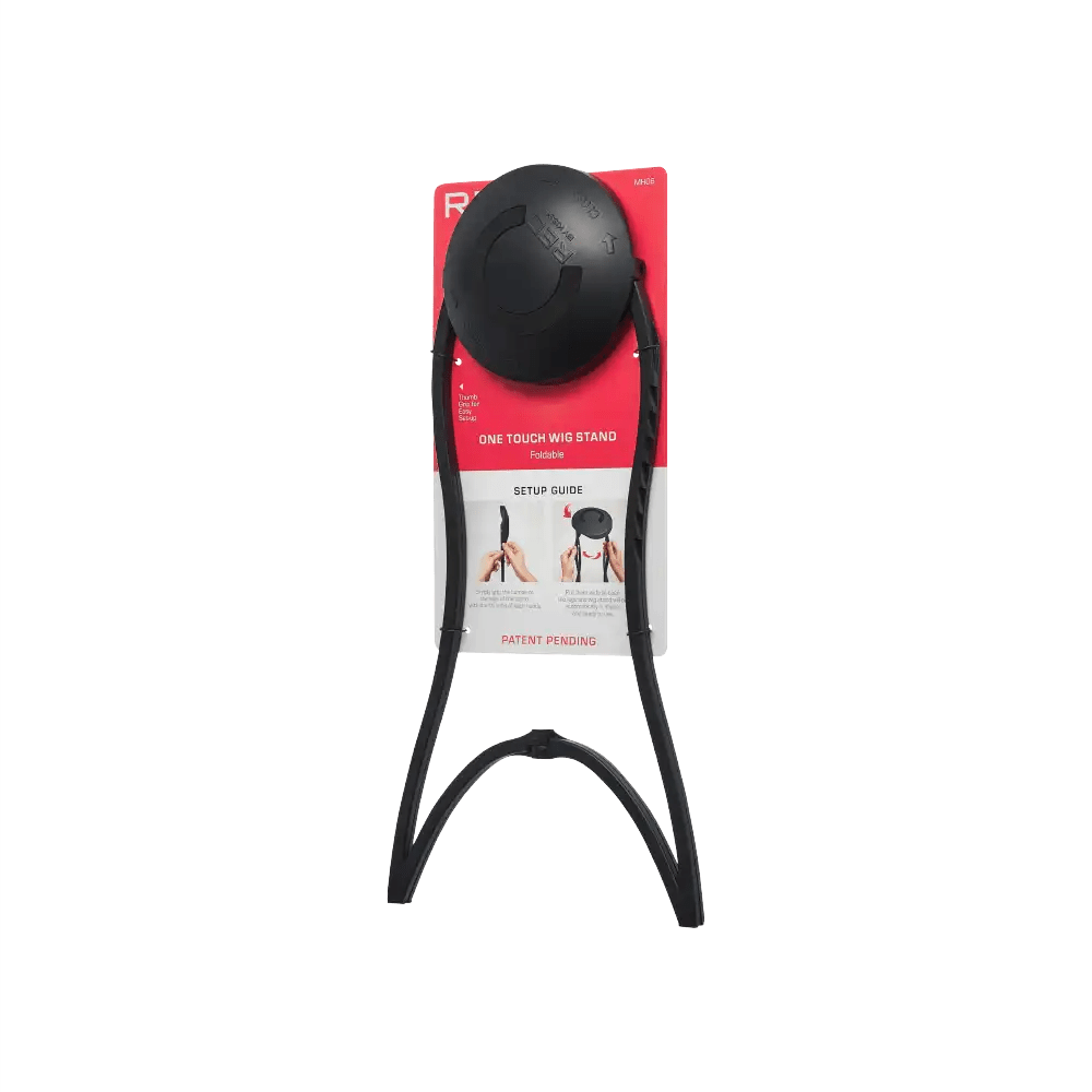 RED One Touch Foldable Wig Stand โ MH06 - Beauty Exchange Beauty Supply