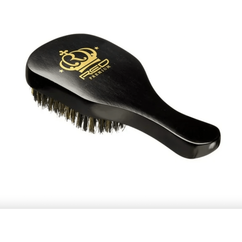 RED Premium 360 Power Wave Brush BR21 – Curved Medium Bristle Brush for Smooth, Defined Waves - Beauty Exchange Beauty Supply