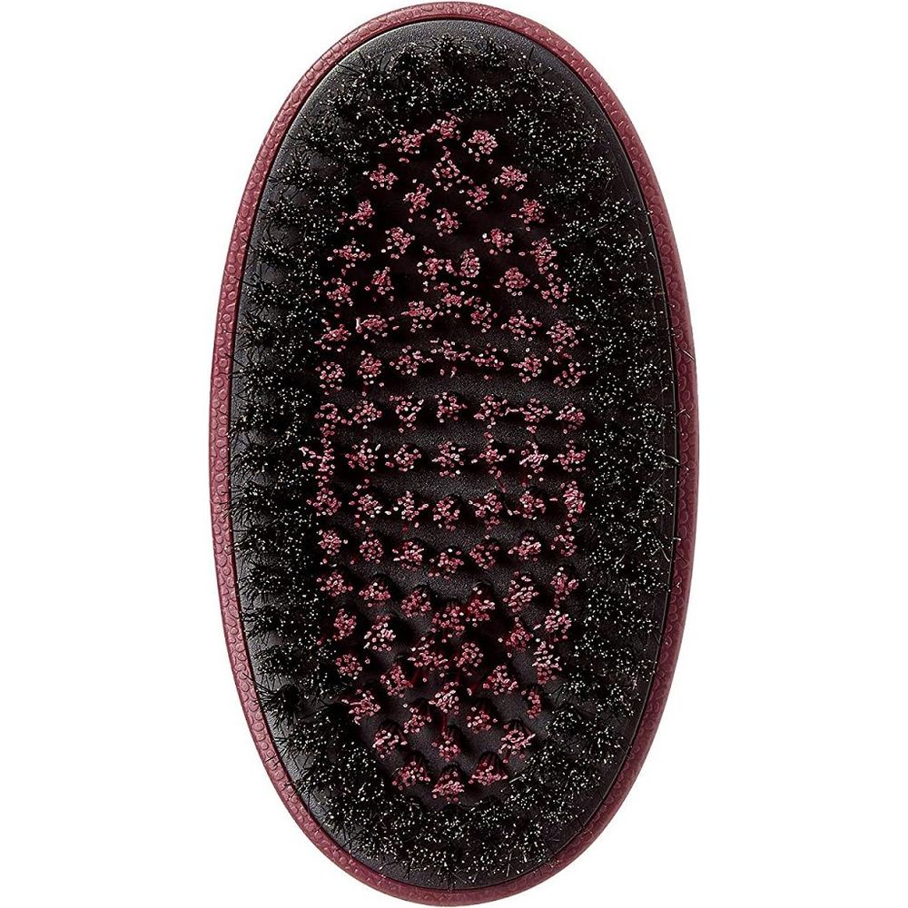 RED Premium Curved 360 Power BR - 01 โ 2 Bristles in 1 Body Mixed Club Boar Brush X Bow Wow (Medium & Hard Bristles) - Beauty Exchange Beauty Supply