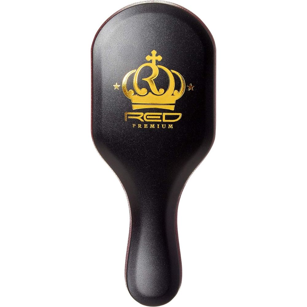 RED Premium Curved 360 Power BR - 02 โ 2 Bristles in 1 Body Mixed Club Boar Brush X Bow Wow (Medium & Hard Bristles) - Beauty Exchange Beauty Supply