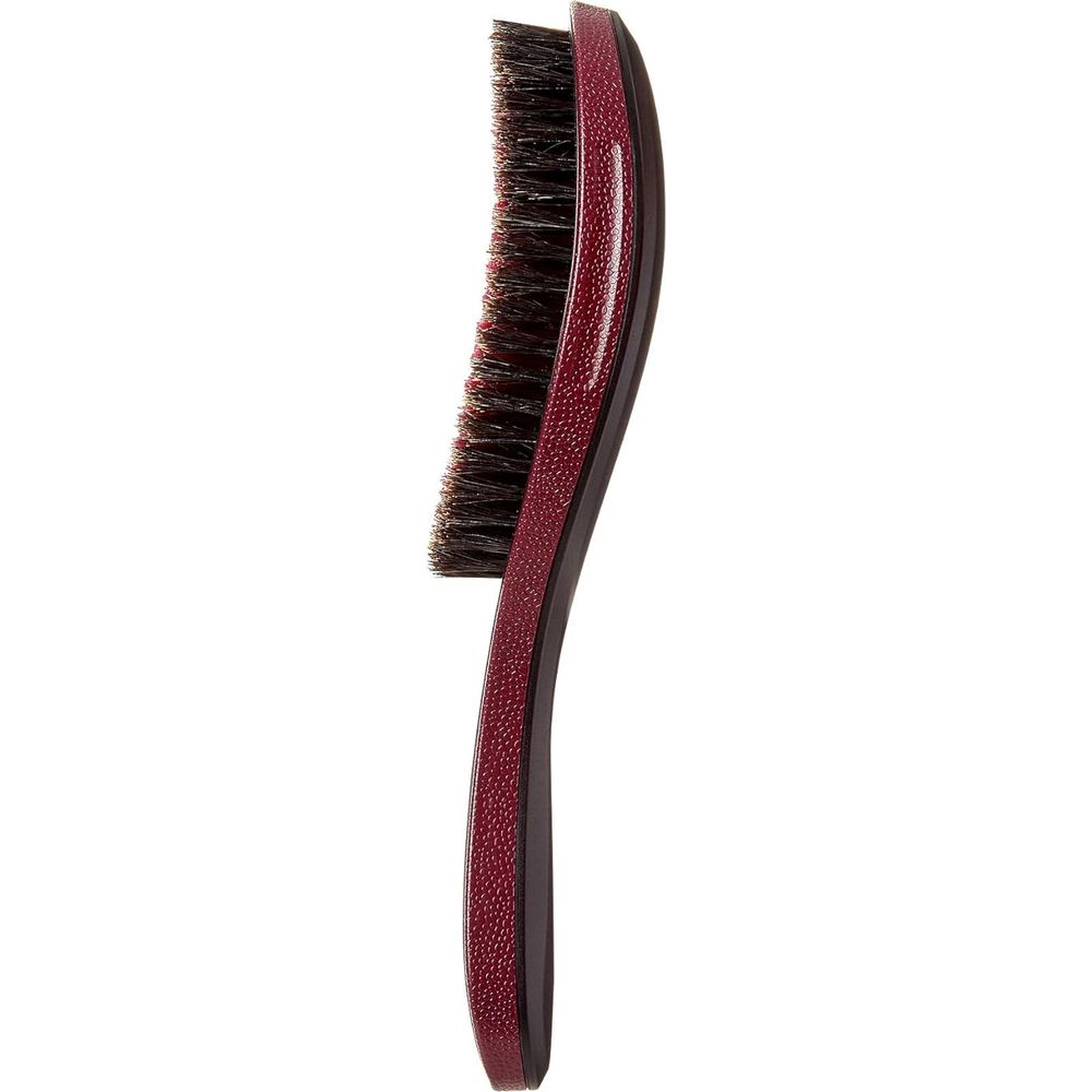 RED Premium Curved 360 Power BR - 03 – 2 Bristles in 1 Body Mixed Club Boar Brush X Bow Wow (Medium & Hard Bristles) - Beauty Exchange Beauty Supply
