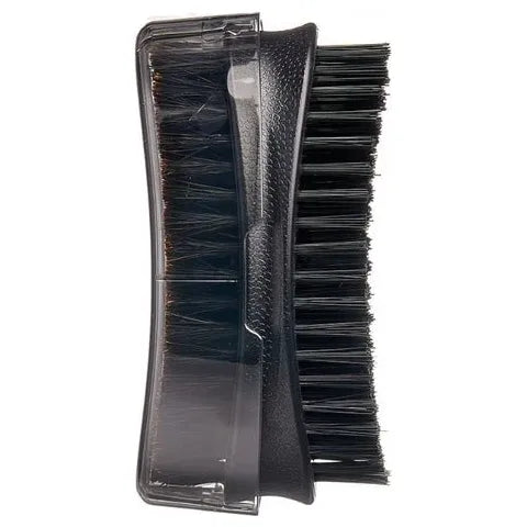 RED Premium Dual Sided Pocket Wave Palm Brush with Case BR34 ā Compact & Portable for Defined Waves - Beauty Exchange Beauty Supply