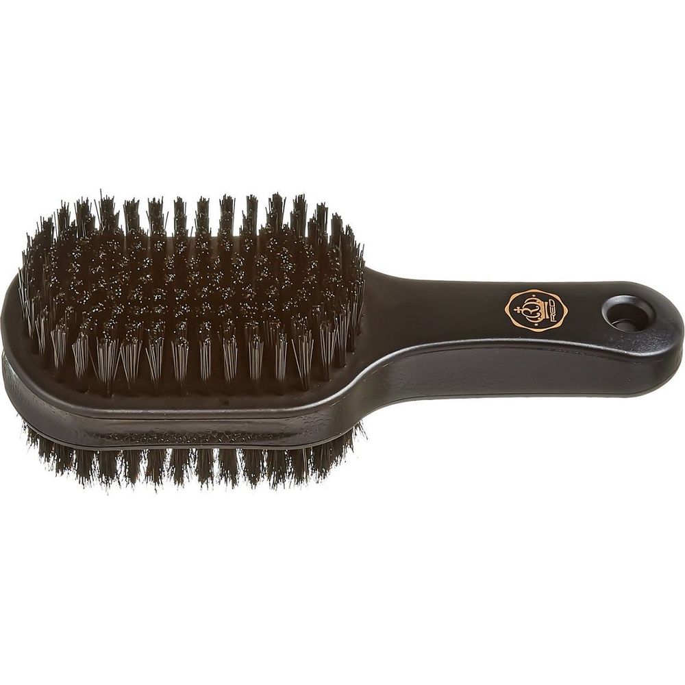 RED Premium Dual Sided Pocket Wave Palm Brush with Case BR35 – Travel - Friendly Brush for Sharp 360 Waves - Beauty Exchange Beauty Supply