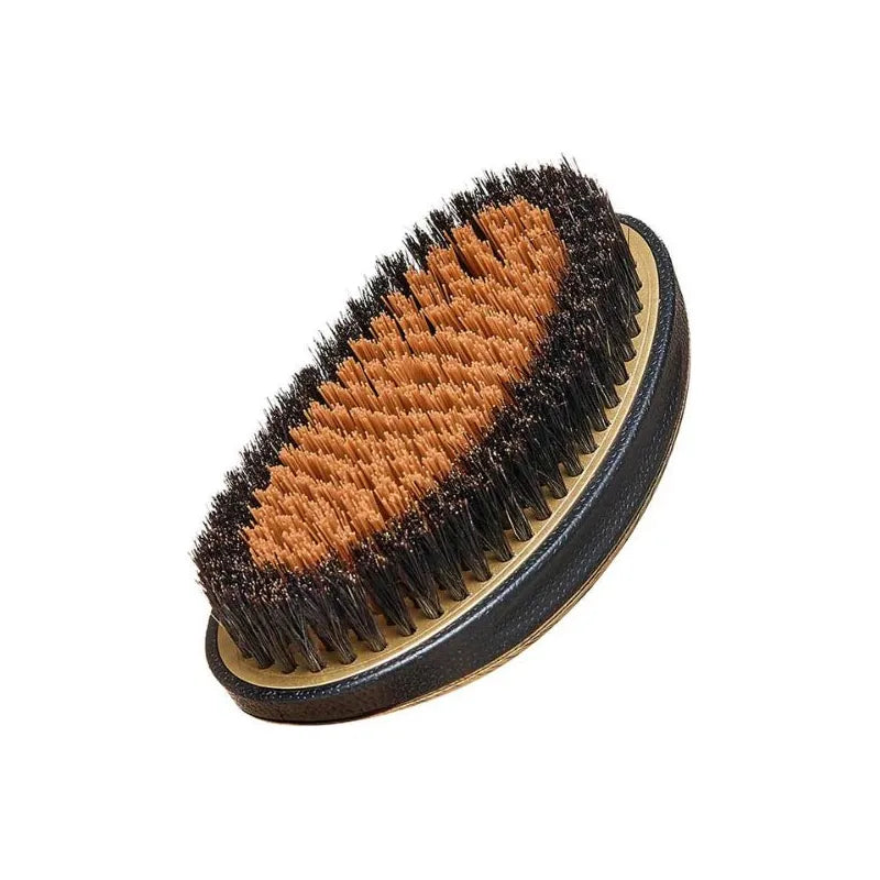 RED Premium Metallic Boar Brush – 2 Bristles in 1 BR08 for Defined 360 Waves - Beauty Exchange Beauty Supply