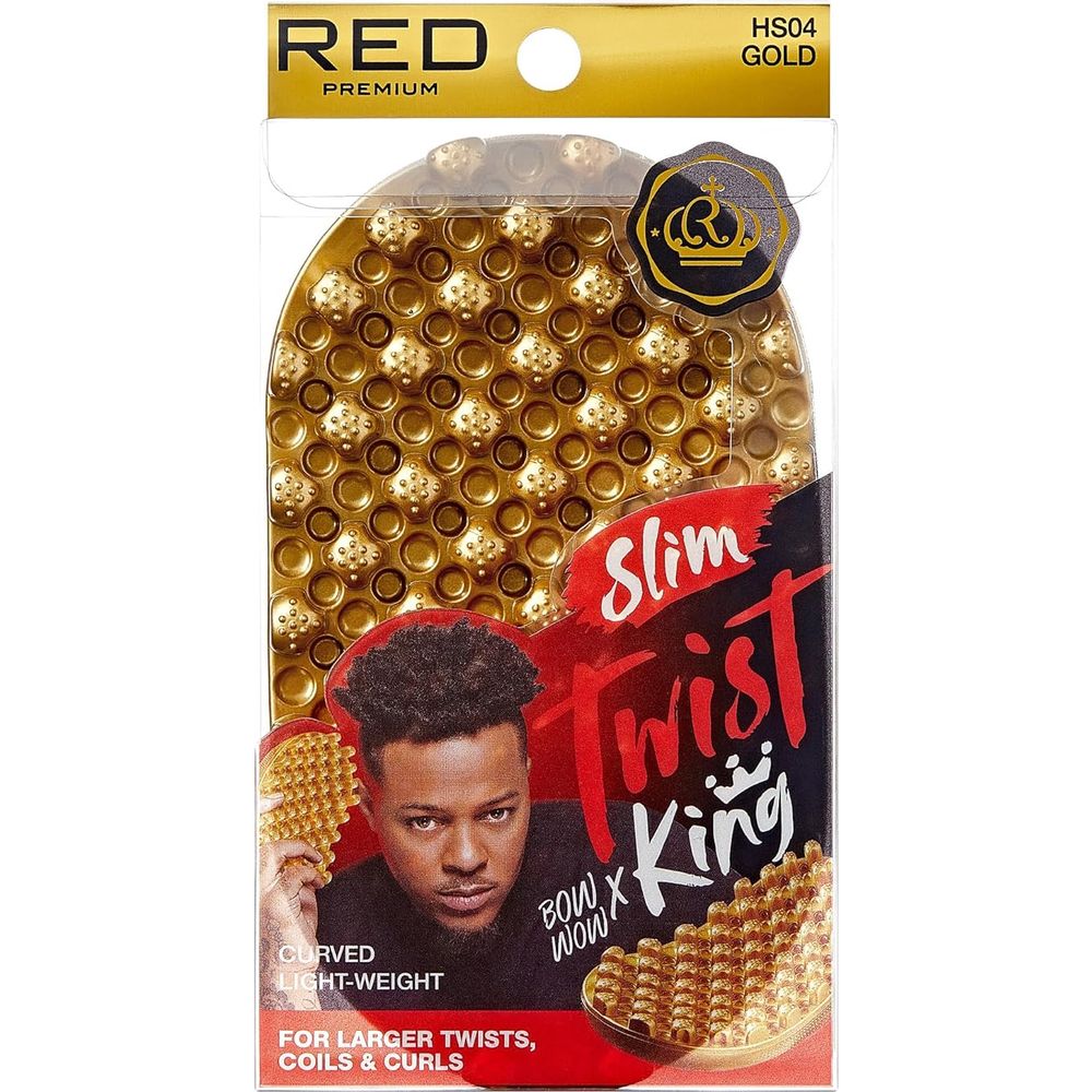 RED Premium Slim Twist King HS04 – Compact Twist & Curl Styler Comb Brush for Defined Natural Hair - Beauty Exchange Beauty Supply