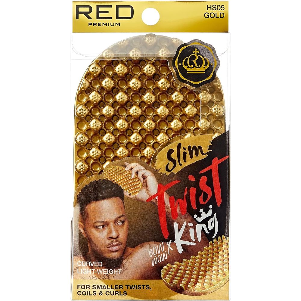 RED Premium Slim Twist King HS05 ā Precision Twist & Curl Styler Comb Brush for Defined Natural Hair - Beauty Exchange Beauty Supply