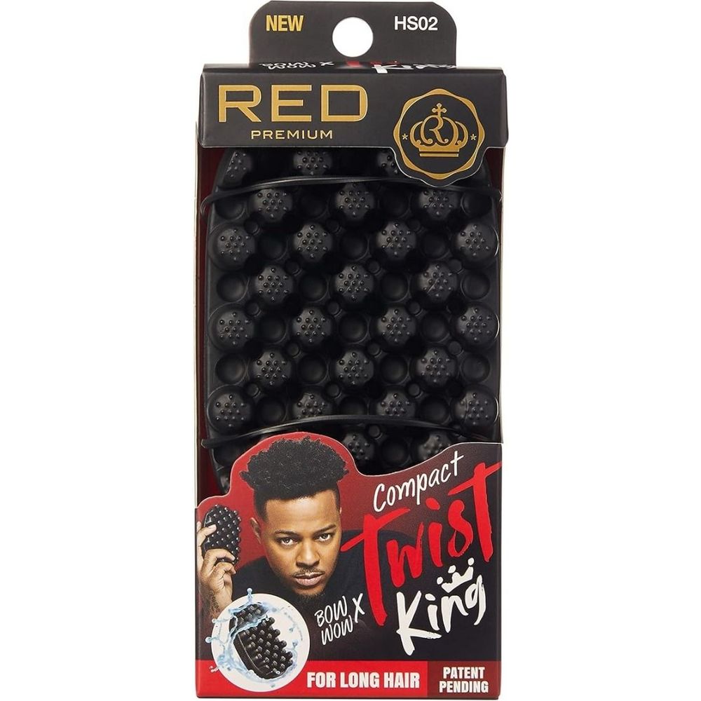 RED Premium Twist King HS02 – Professional Twist & Curl Styler Comb Brush for Defined Natural Hair - Beauty Exchange Beauty Supply