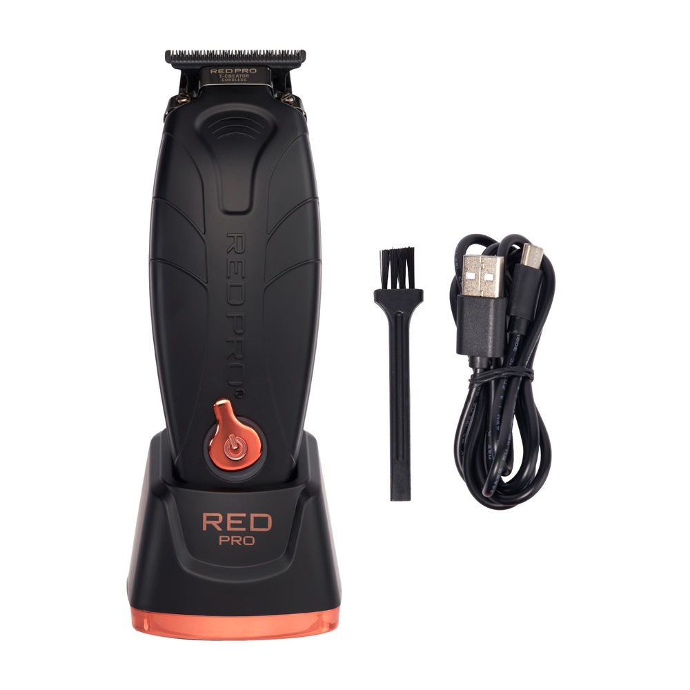 Red Pro Cordless Trimmer – Matte Gold / Black - Beauty Exchange Beauty Supply