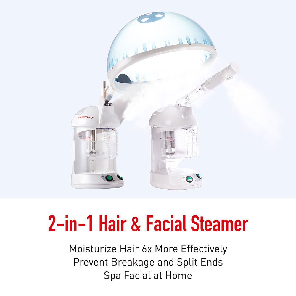 Red Pro Hair Therapy 2 - in - 1 Hair and Facial Steamer - Beauty Exchange Beauty Supply