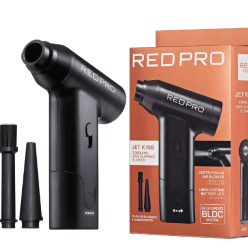 Red Pro Jet King Cordless Hair Clipper Blower JB01 - Beauty Exchange Beauty Supply