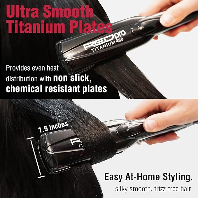 Red Pro Titanium Flat Iron 1"/5 FIP150U - Beauty Exchange Beauty Supply