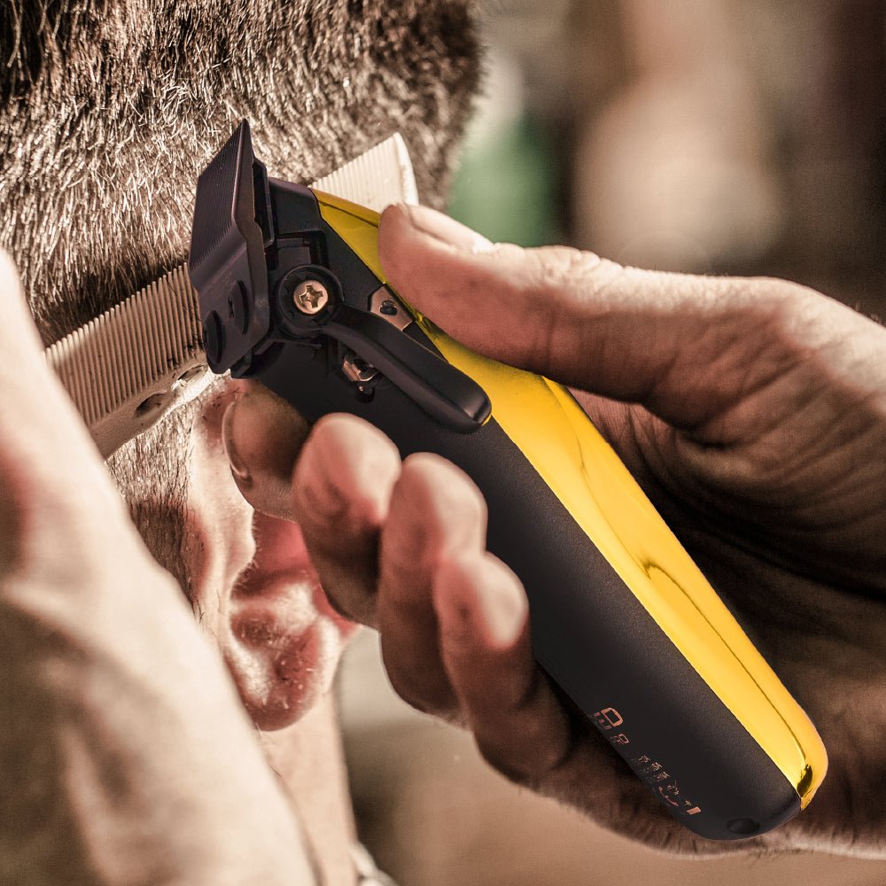 RED PRO Vector Cordless Hair Clipper – Gold & Black - Beauty Exchange Beauty Supply