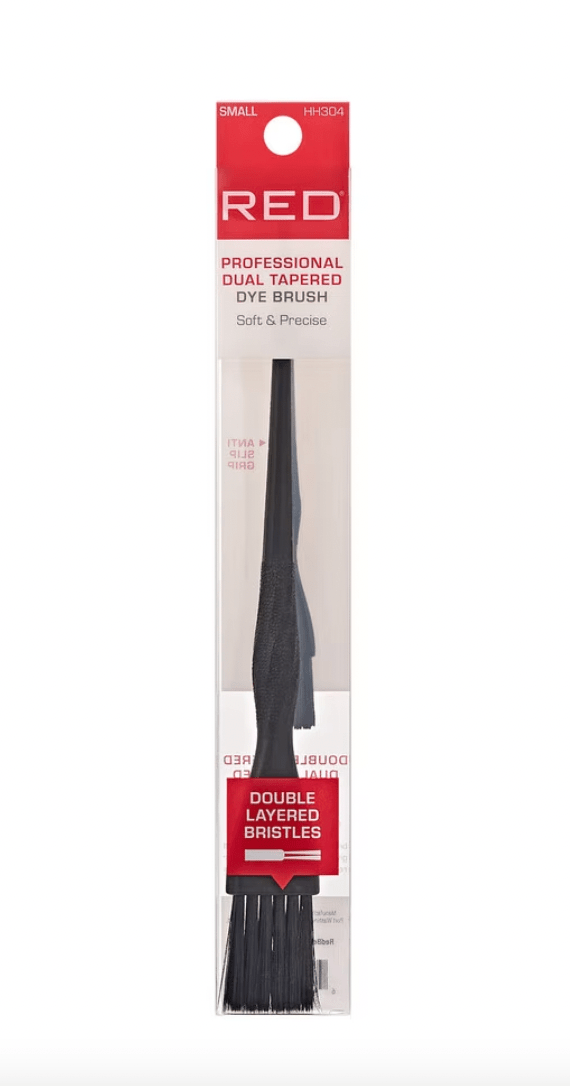 Red Professional Dual Tapered Dye Brush Small - Beauty Exchange Beauty Supply