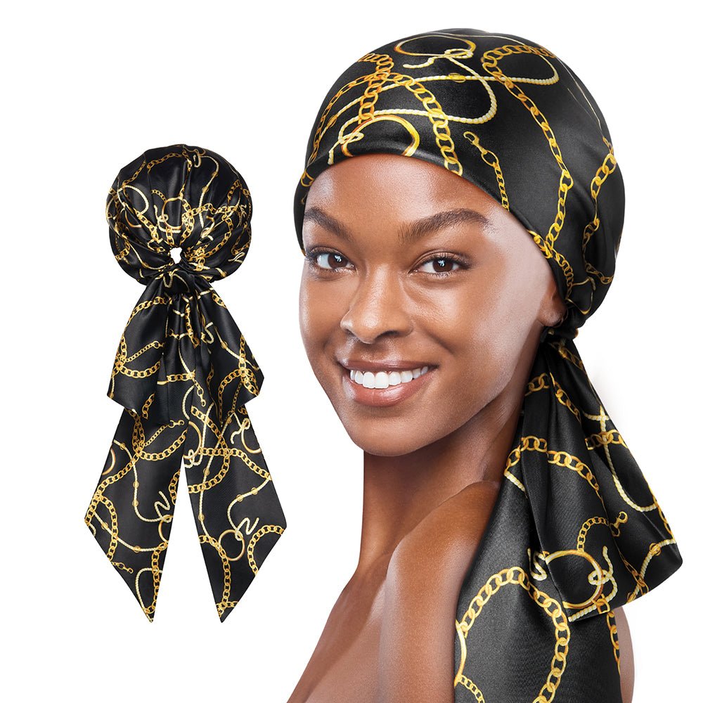 RED Silky Pre Tied Glam Wrap - Beauty Exchange Beauty Supply