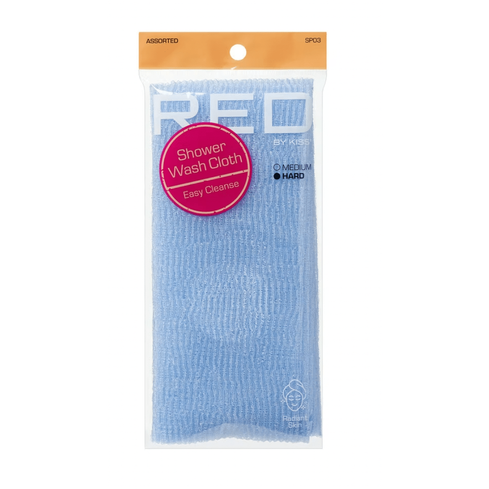 RED Spa Bath Essentials – Shower Ball, Wash Cloth, Exfoliating Gloves & Mitt (Assorted Set) - Beauty Exchange Beauty Supply