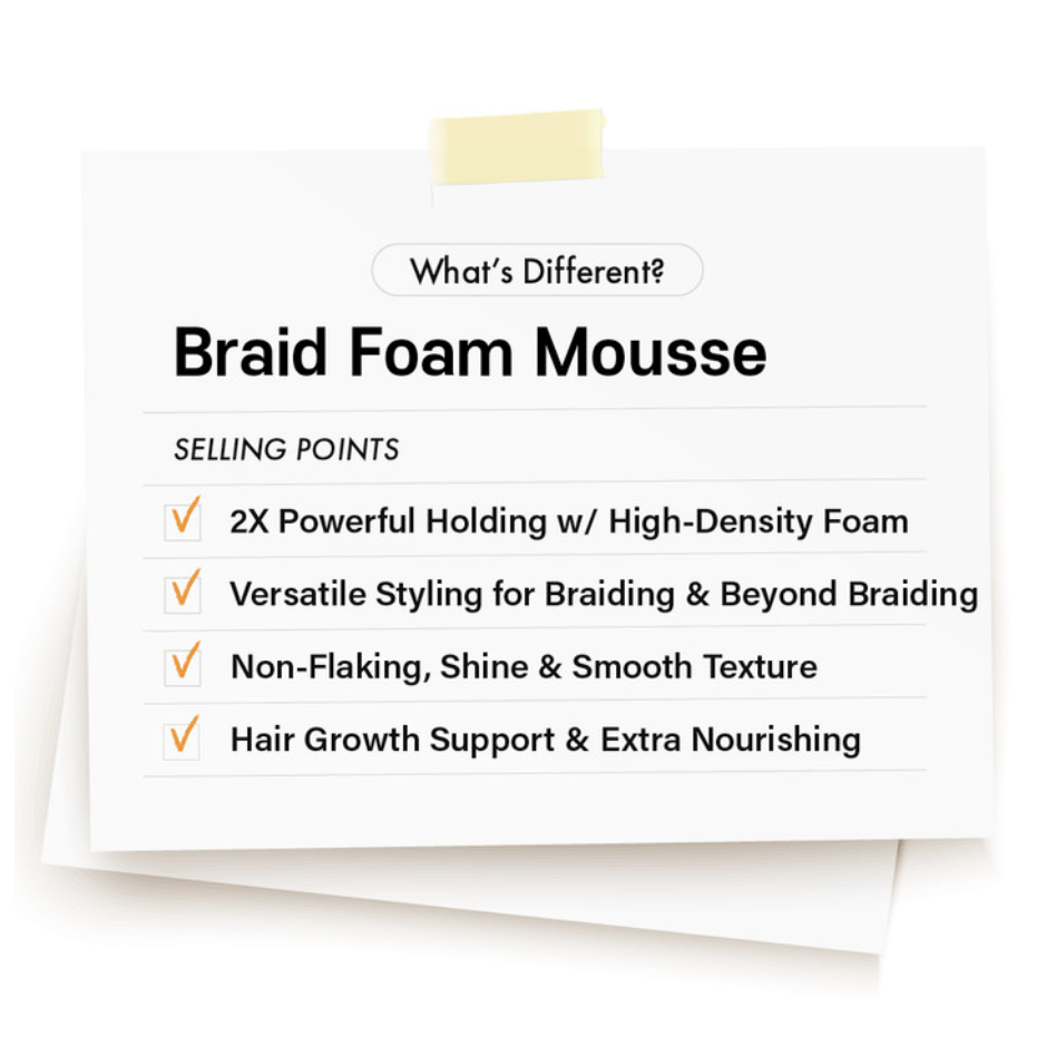 RED Styler Fixer Braid Foam Mousse – 8.7oz - Beauty Exchange Beauty Supply