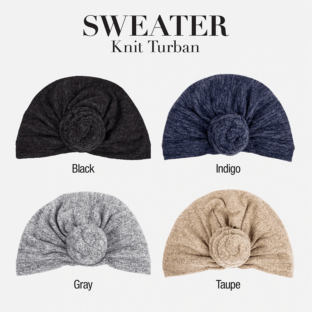 RED Sweater Knit Turban โ HQ411โHQ414 - Beauty Exchange Beauty Supply
