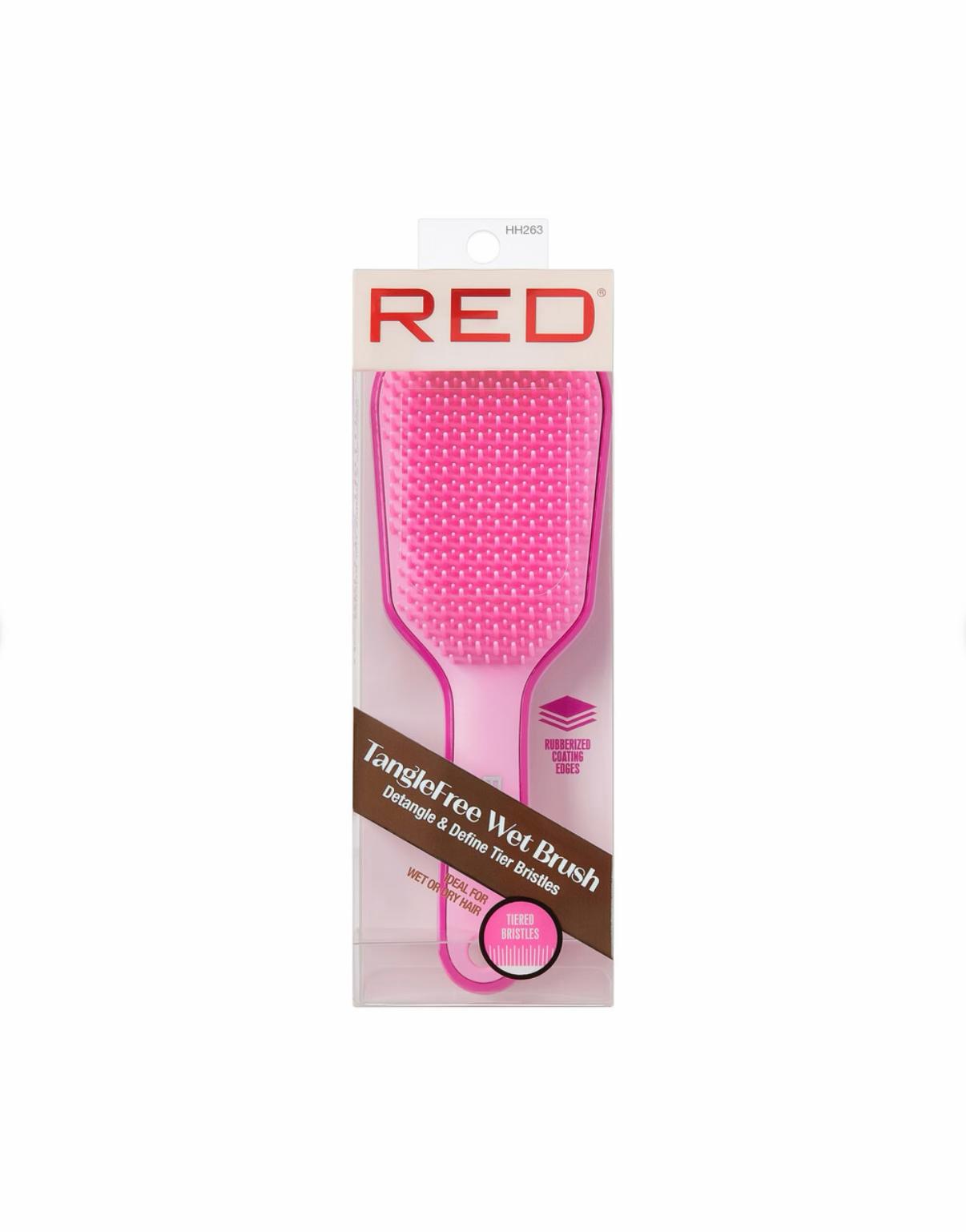 RED Tangle Free Wet Brush Detangling โ 1 Brush - Beauty Exchange Beauty Supply