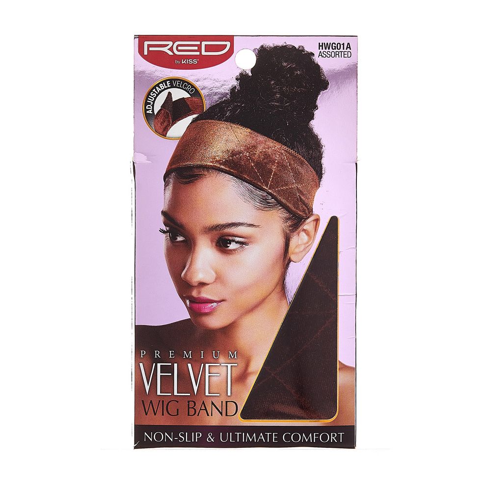 Red Velvet Wig Band Assorted Colors - Beauty Exchange Beauty Supply