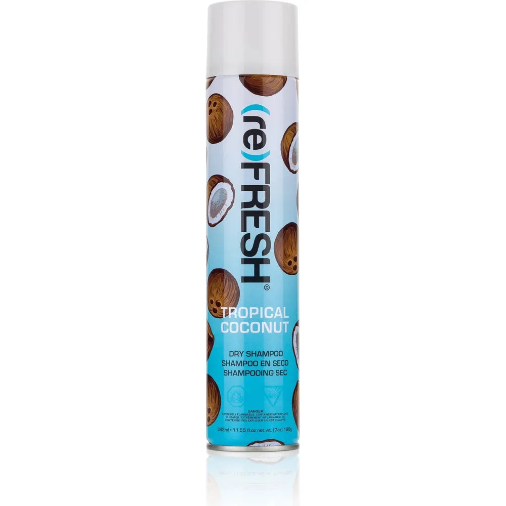 Refresh Dry Shampoo โ Tropical Coconut, Flower Powder, Sweet Vanilla & Summer Breeze โ 11.55 oz - Beauty Exchange Beauty Supply