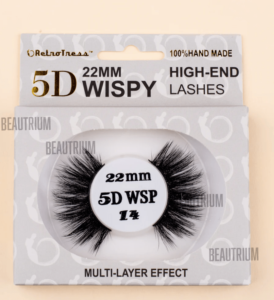 RetroTress 5D Mink Lashes 22mm – Wispy Styles 01–22 - Beauty Exchange Beauty Supply
