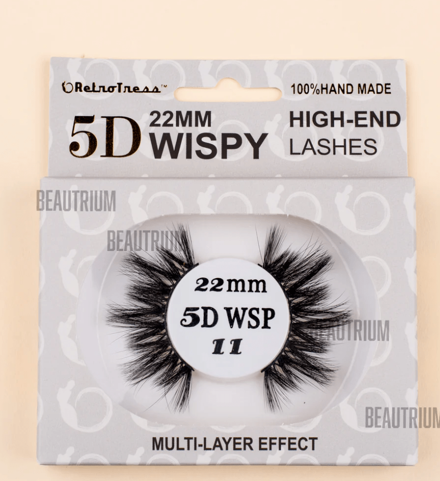 RetroTress 5D Mink Lashes 22mm – Wispy Styles 01–22 - Beauty Exchange Beauty Supply