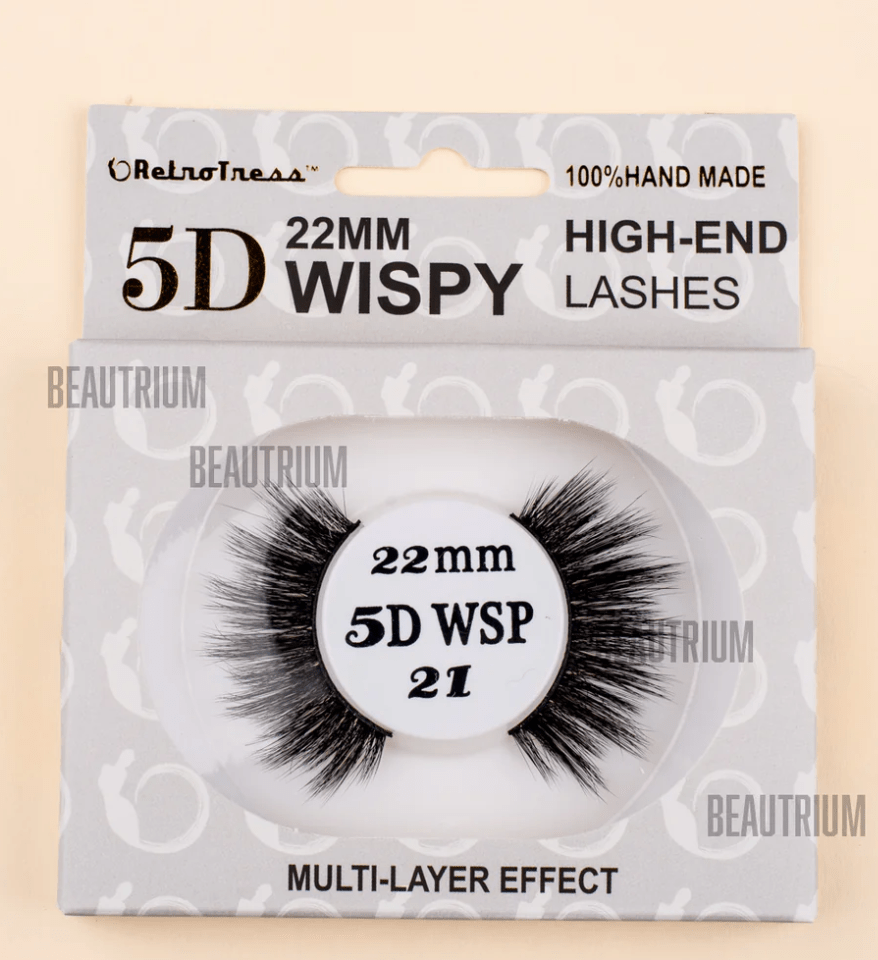 RetroTress 5D Mink Lashes 22mm – Wispy Styles 01–22 - Beauty Exchange Beauty Supply