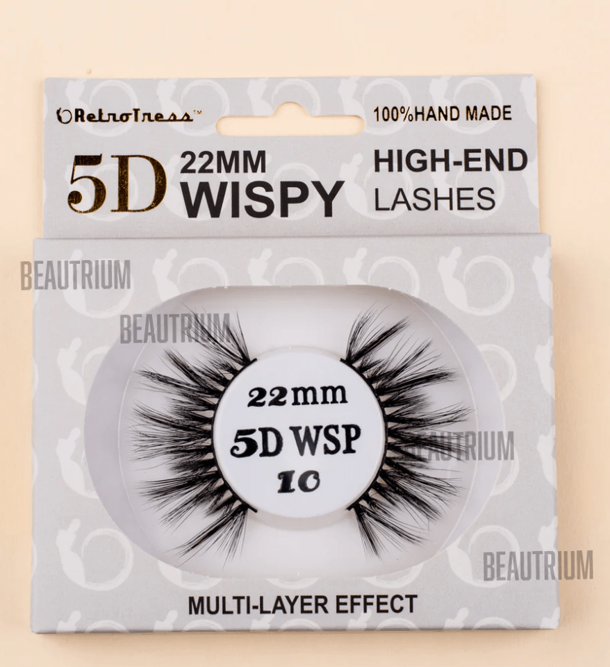 RetroTress 5D Mink Lashes 22mm – Wispy Styles 01–22 - Beauty Exchange Beauty Supply