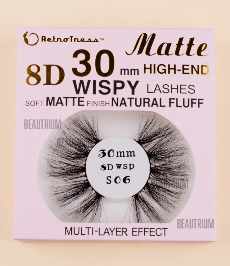 RetroTress 8D Wispy Matte Lashes 30mm – Styles 01–30 - Beauty Exchange Beauty Supply