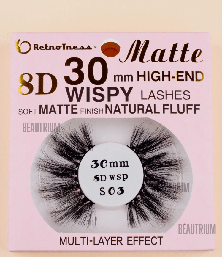 RetroTress 8D Wispy Matte Lashes 30mm – Styles 01–30 - Beauty Exchange Beauty Supply