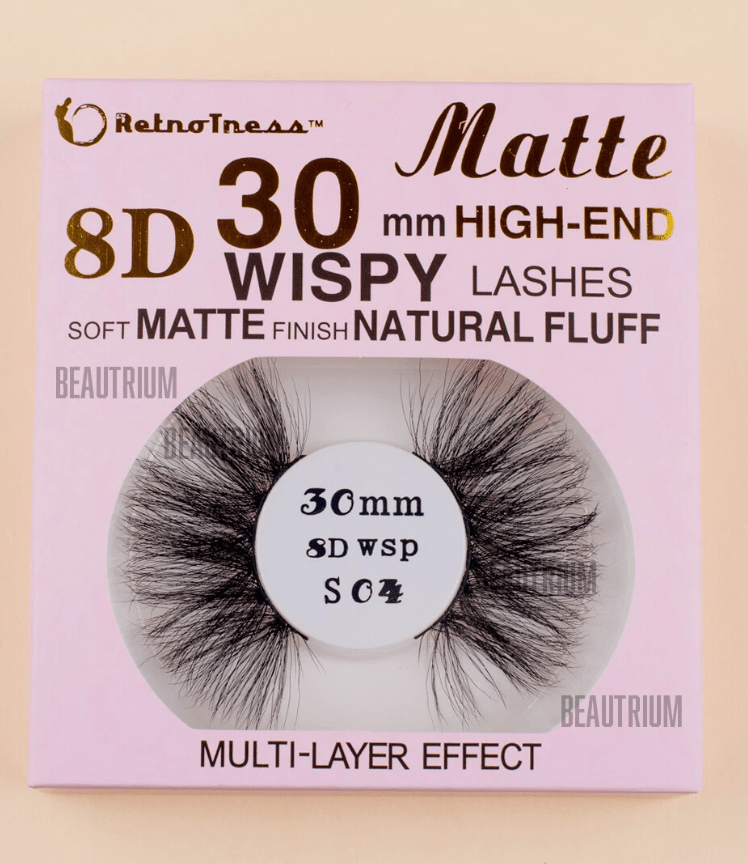 RetroTress 8D Wispy Matte Lashes 30mm – Styles 01–30 - Beauty Exchange Beauty Supply