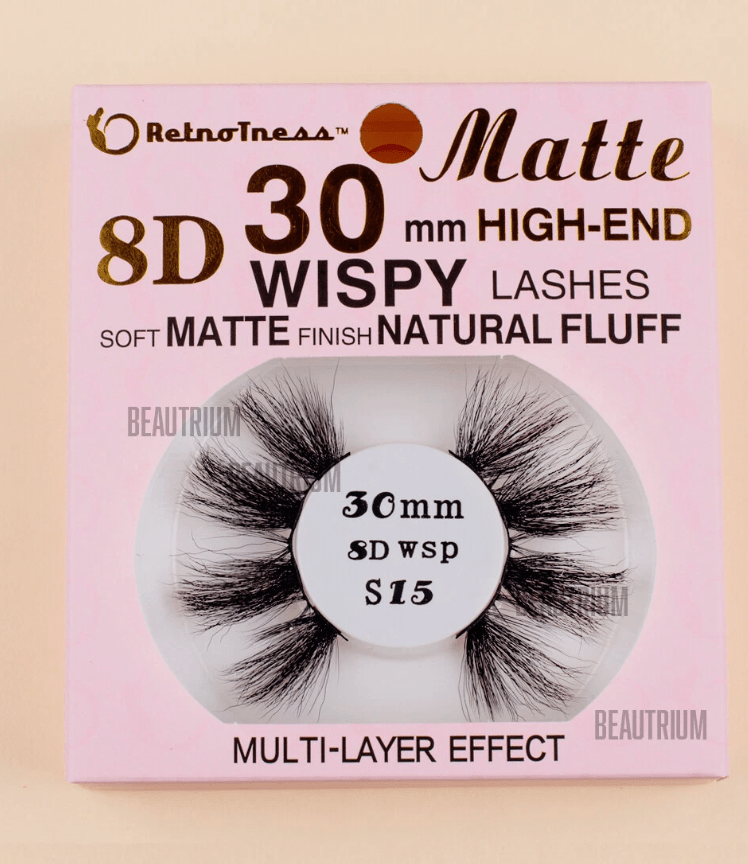 RetroTress 8D Wispy Matte Lashes 30mm – Styles 01–30 - Beauty Exchange Beauty Supply