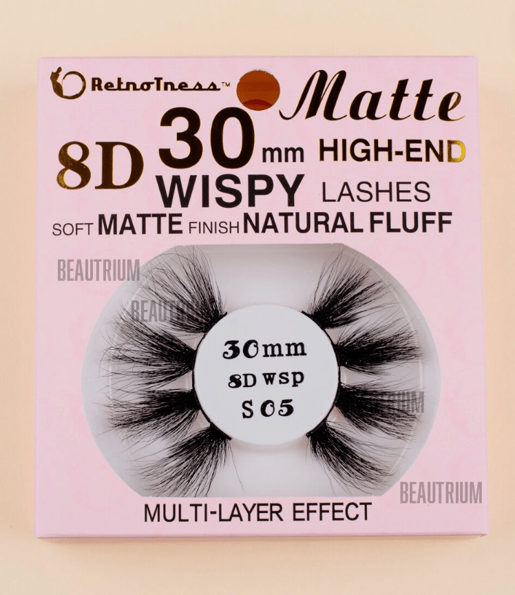 RetroTress 8D Wispy Matte Lashes 30mm – Styles 01–30 - Beauty Exchange Beauty Supply