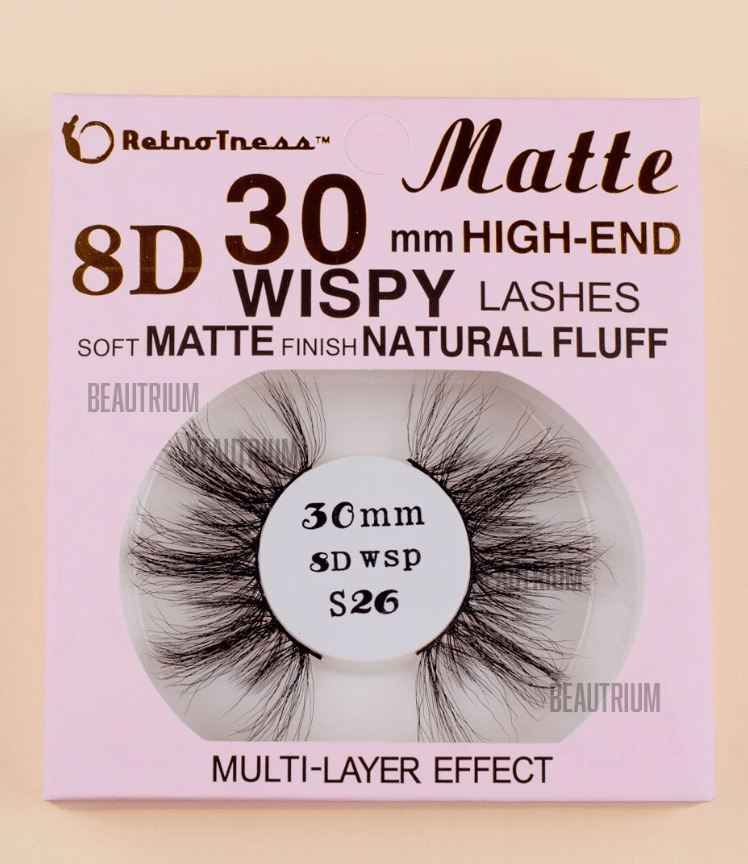 RetroTress 8D Wispy Matte Lashes 30mm – Styles 01–30 - Beauty Exchange Beauty Supply