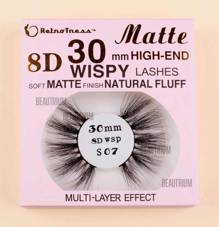 RetroTress 8D Wispy Matte Lashes 30mm – Styles 01–30 - Beauty Exchange Beauty Supply