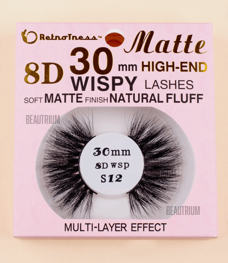 RetroTress 8D Wispy Matte Lashes 30mm – Styles 01–30 - Beauty Exchange Beauty Supply