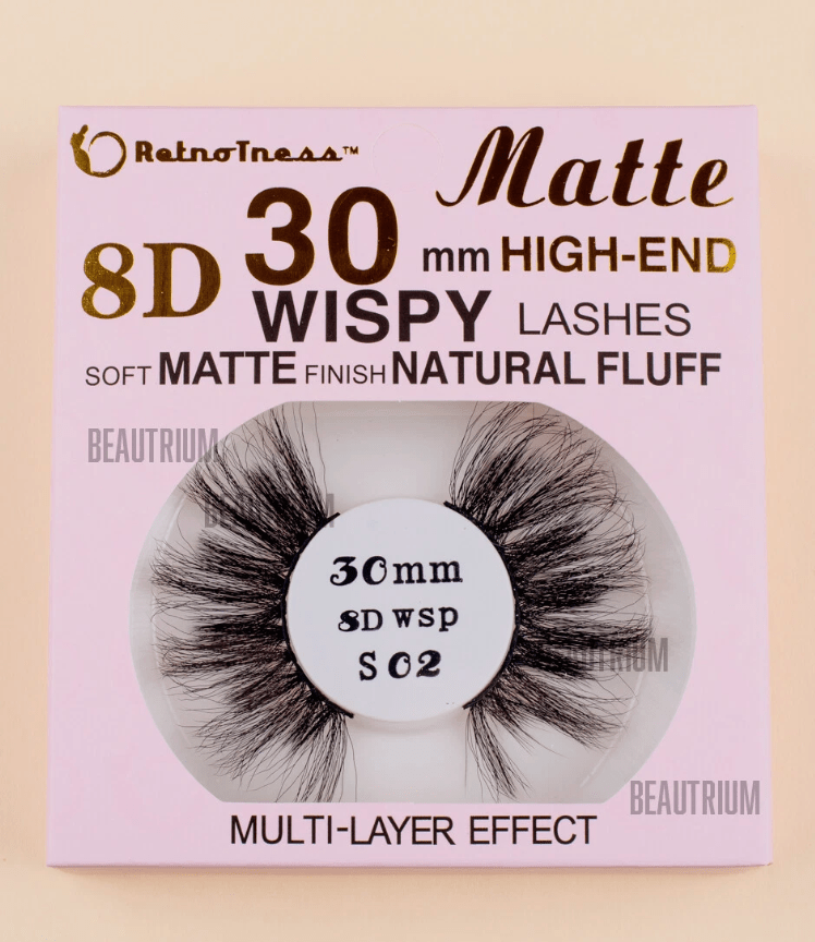 RetroTress 8D Wispy Matte Lashes 30mm – Styles 01–30 - Beauty Exchange Beauty Supply