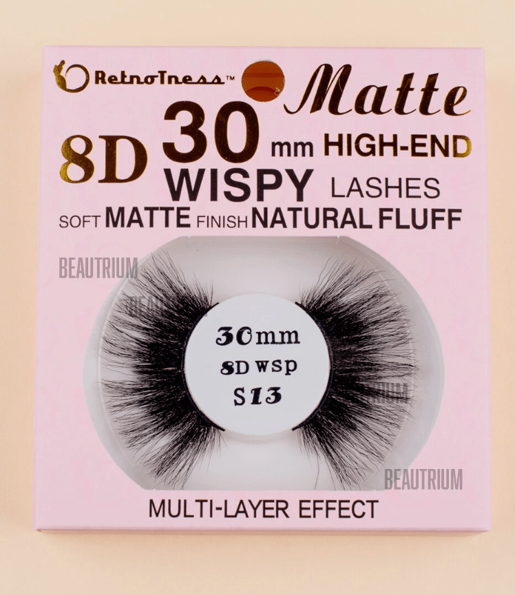 RetroTress 8D Wispy Matte Lashes 30mm – Styles 01–30 - Beauty Exchange Beauty Supply
