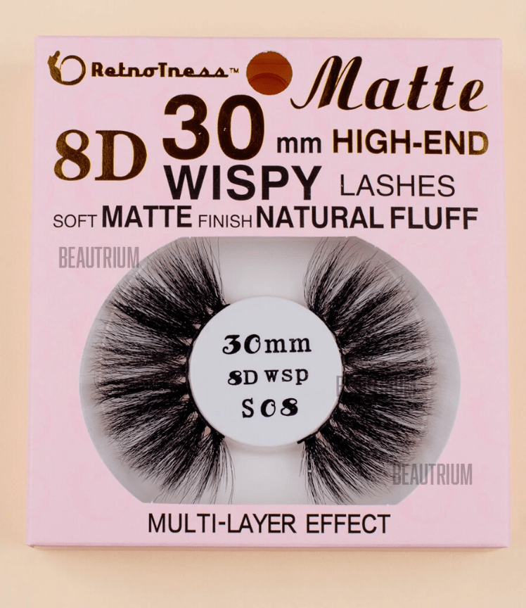 RetroTress 8D Wispy Matte Lashes 30mm – Styles 01–30 - Beauty Exchange Beauty Supply