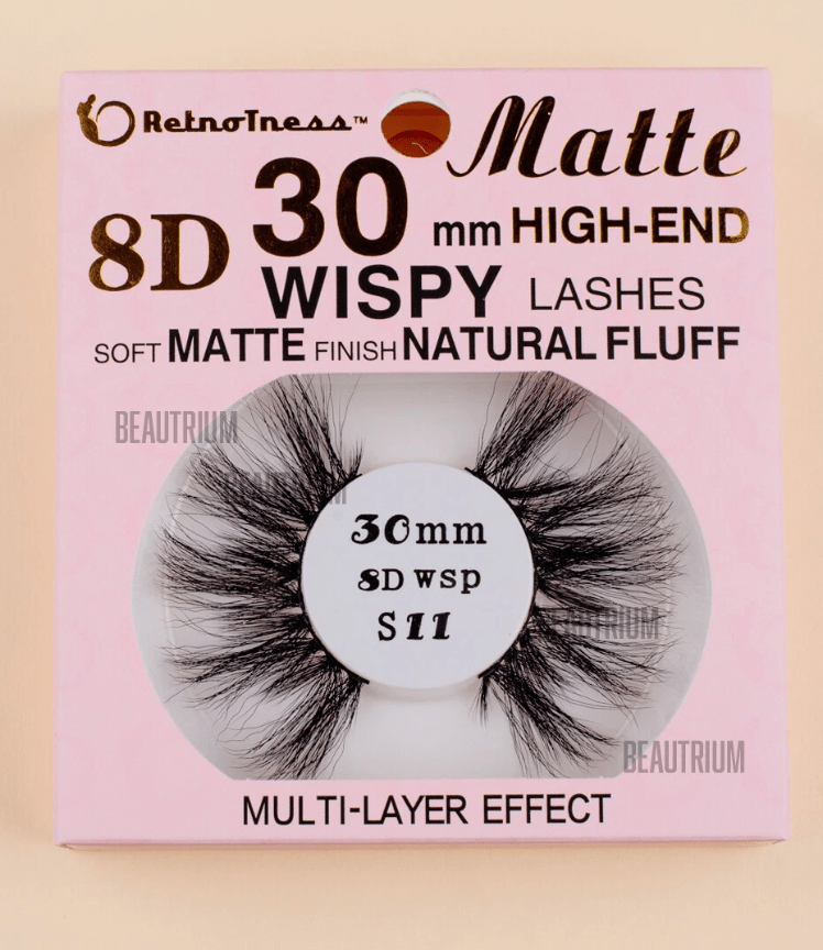 RetroTress 8D Wispy Matte Lashes 30mm – Styles 01–30 - Beauty Exchange Beauty Supply