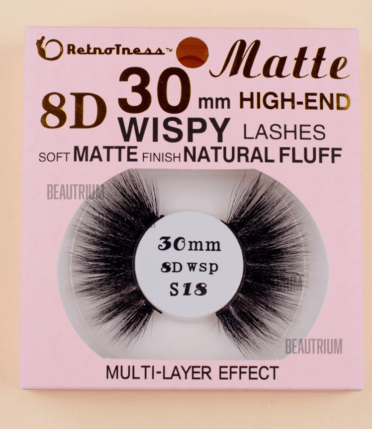 RetroTress 8D Wispy Matte Lashes 30mm – Styles 01–30 - Beauty Exchange Beauty Supply