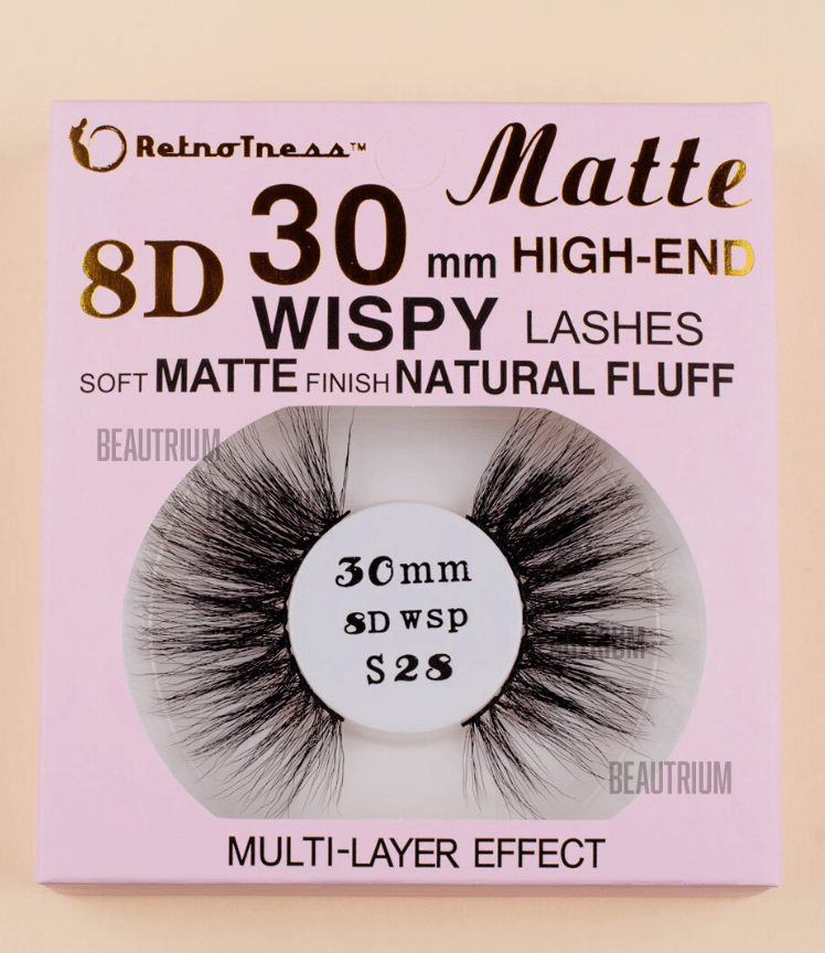 RetroTress 8D Wispy Matte Lashes 30mm – Styles 01–30 - Beauty Exchange Beauty Supply