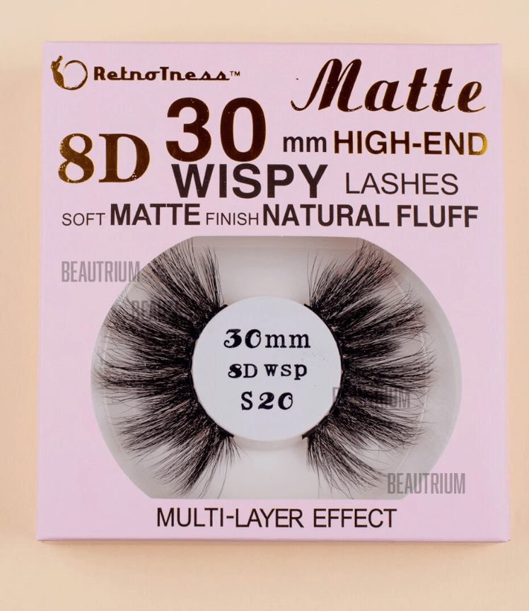 RetroTress 8D Wispy Matte Lashes 30mm – Styles 01–30 - Beauty Exchange Beauty Supply