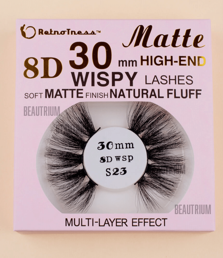 RetroTress 8D Wispy Matte Lashes 30mm – Styles 01–30 - Beauty Exchange Beauty Supply