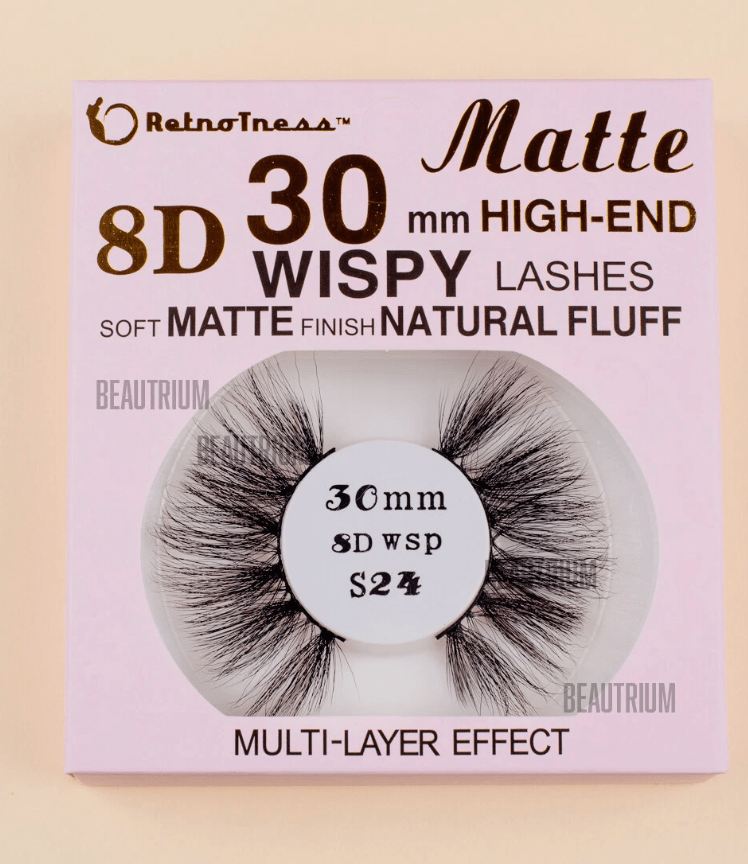 RetroTress 8D Wispy Matte Lashes 30mm – Styles 01–30 - Beauty Exchange Beauty Supply