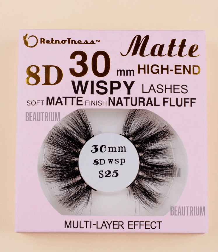 RetroTress 8D Wispy Matte Lashes 30mm – Styles 01–30 - Beauty Exchange Beauty Supply