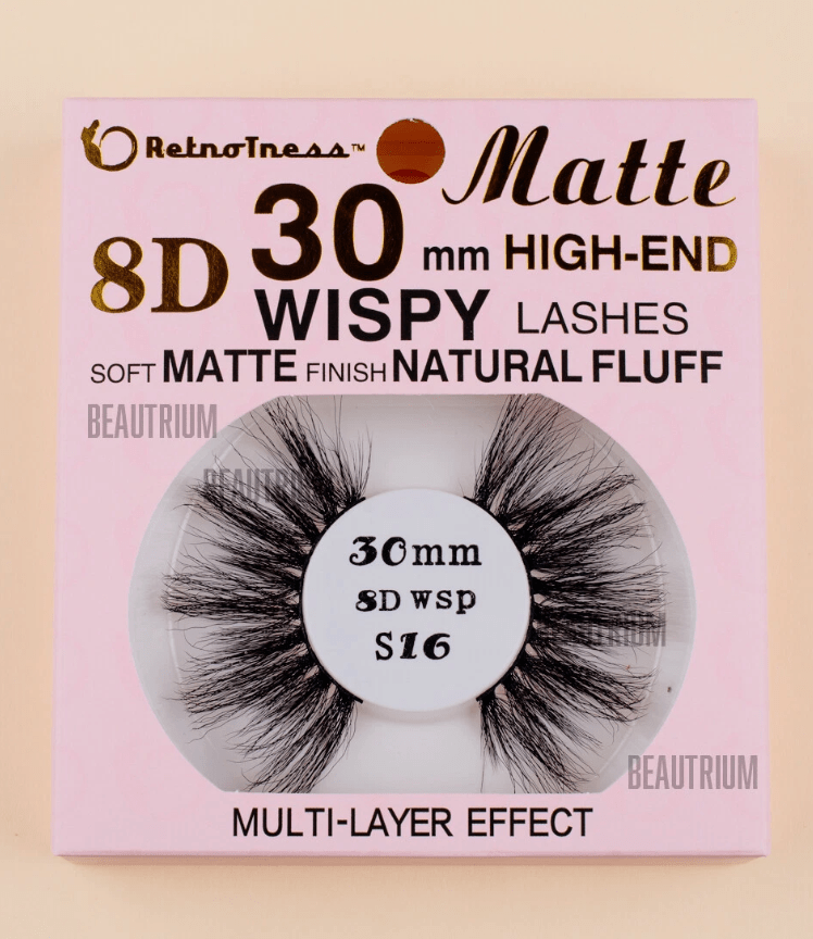 RetroTress 8D Wispy Matte Lashes 30mm – Styles 01–30 - Beauty Exchange Beauty Supply