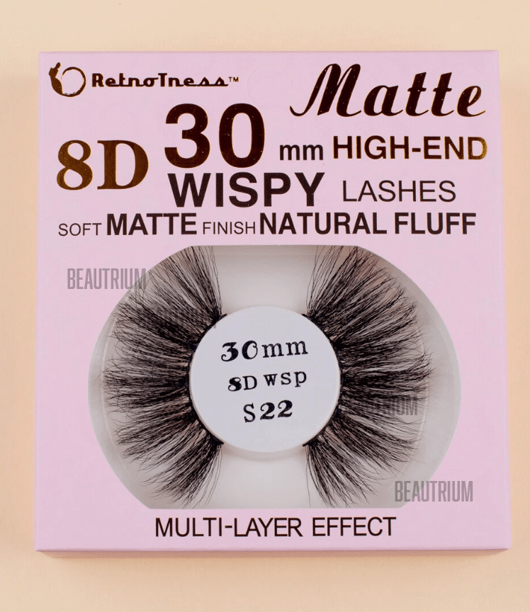 RetroTress 8D Wispy Matte Lashes 30mm – Styles 01–30 - Beauty Exchange Beauty Supply