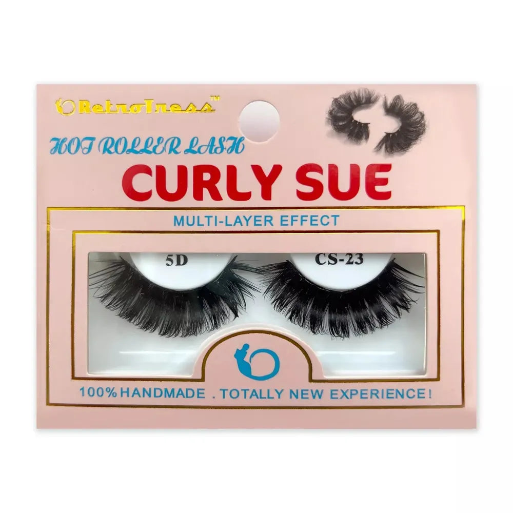Retrotress Curly Sue Lashes – Hot Roller Lash Salon Extension Look | 100% Handmade | Available in Sizes #1 - #30 - Beauty Exchange Beauty Supply