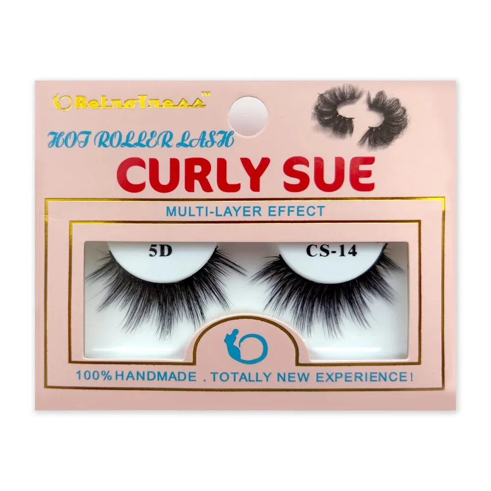 Retrotress Curly Sue Lashes – Hot Roller Lash Salon Extension Look | 100% Handmade | Available in Sizes #1 - #30 - Beauty Exchange Beauty Supply
